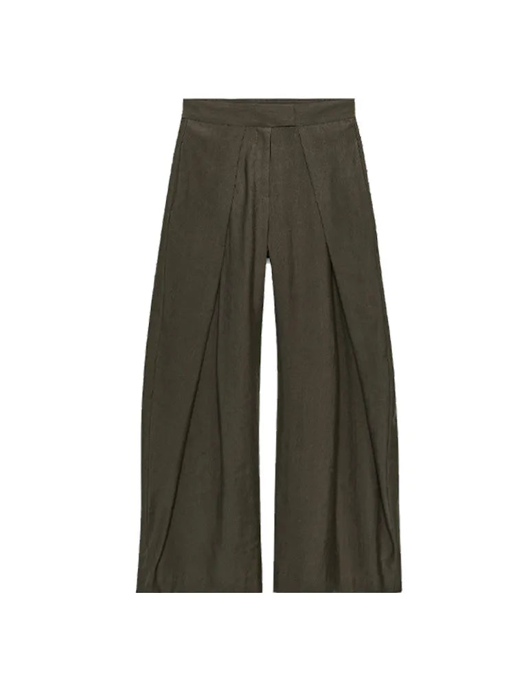 Striped Shirt & Barrel Trouser Set