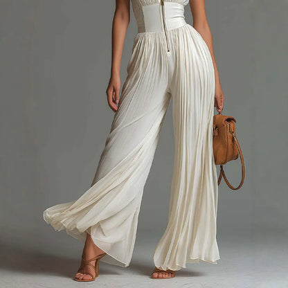 Draped Zip Jumpsuit