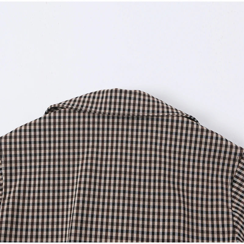 Gingham Cinch Jacket