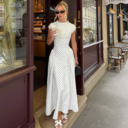 Riviera Polka Dot Midi
