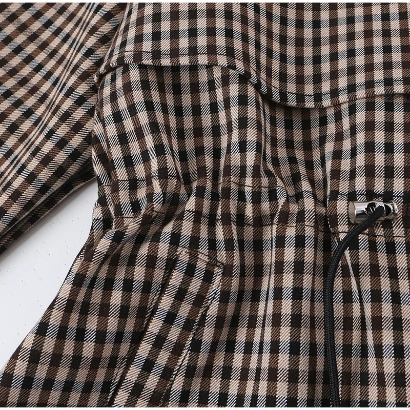 Gingham Cinch Jacket