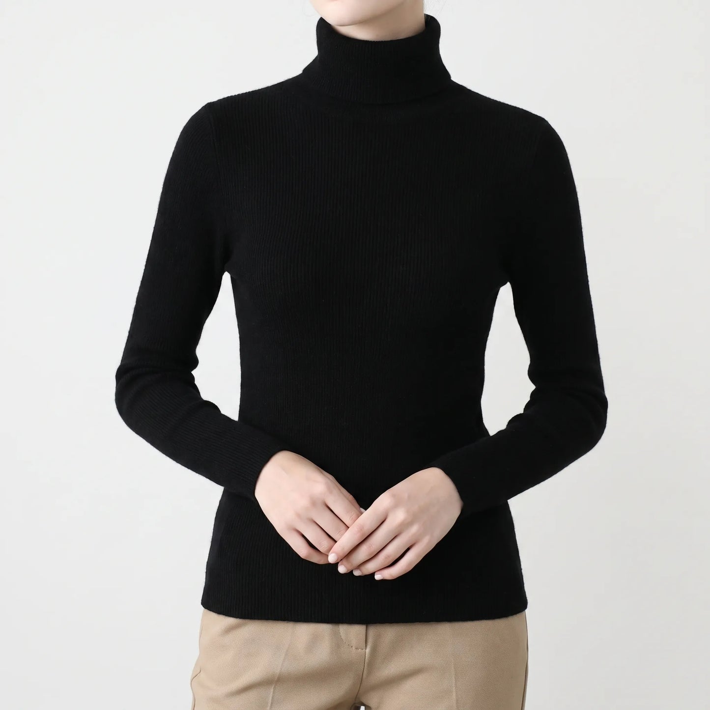 Slim Fit Turtleneck Sweater