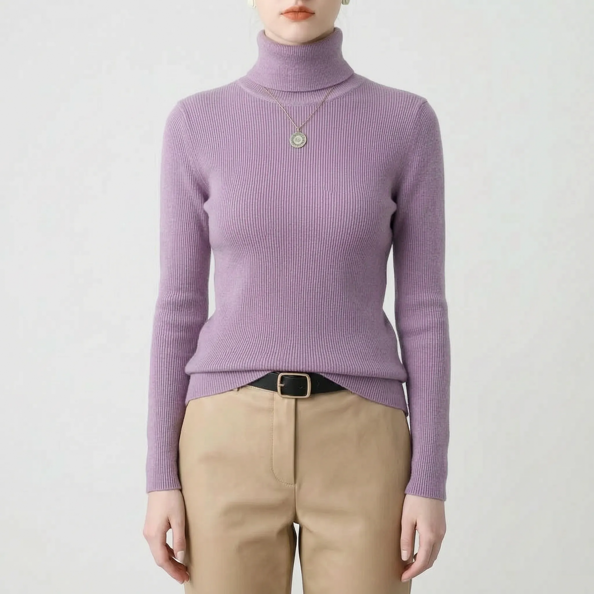 Slim Fit Turtleneck Sweater