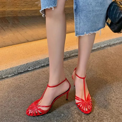 Strappy Women's Heeled Dress Sandals