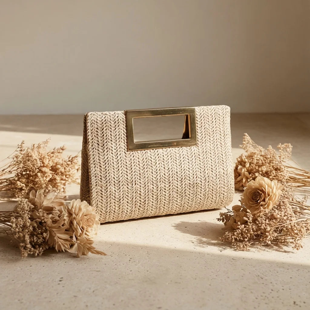 Woven Summer Clutch