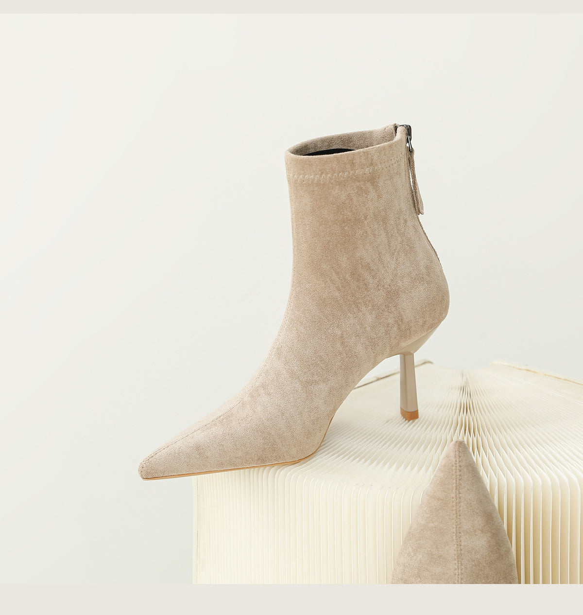 Kick Point Suede Booties