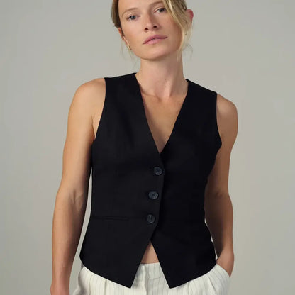 Tailored Crop Vest