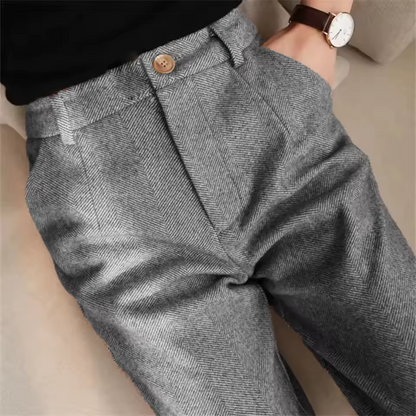 The Mira Herringbone Trouser